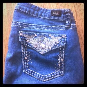 Sexy Quality Jeans w/Bling Pockets, Size 14 ❤️❤️